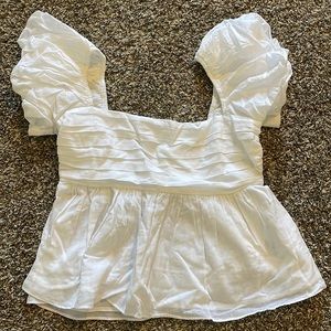 Abercrombie Puff Sleeve Top